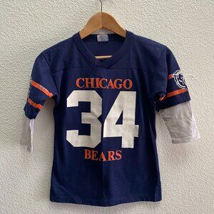 VTG 70s 80s Walter Payton Chicago Bears NFL Sport Togs Jersey Shirt Youth Medium